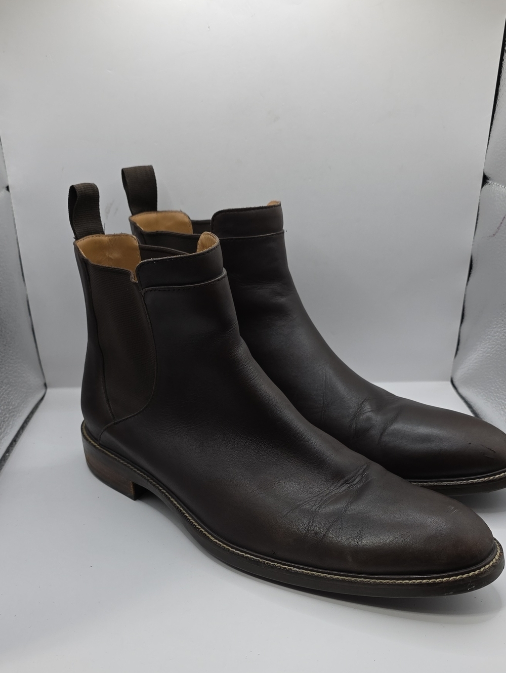 Cole Haan Men's Classic Leather Brown Chelsea Boots Size 11M